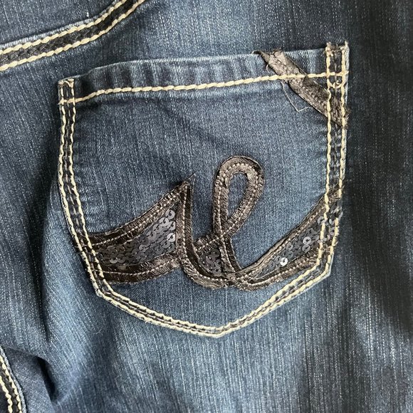 Lane Bryant Women's Dark Wash Stitch Boot Cut Jeans Size 20 Style 015001-12 - Picture 11 of 11